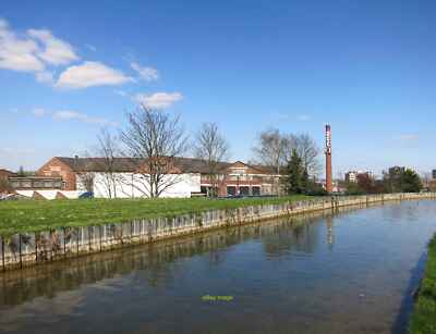Photo 6x4 Factory Chimney by the New River Stoke Newington At first glanc c2015