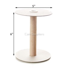 6 x 5 Inch Spool  Flange Empty Wooden Bobbins 152mm 125mm Reels Wool Cotton