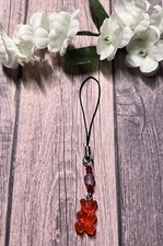 Red Gummy Bear Cell Phone Charm