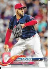 2018 Topps Series 1 Danny Salazar #38 Baseball DNA GAMES
