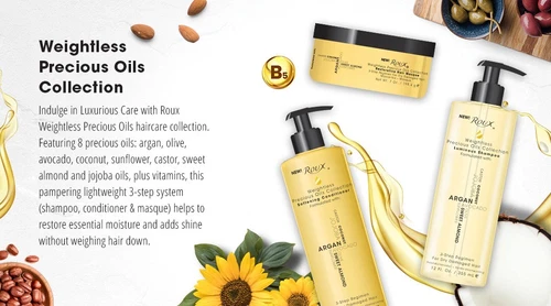 Roux Weightless Oils Luminous Shampoo 12,oz & Conditioner & Haarmaske 7,oz - Bild 7 von 7