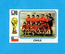 MONACO/MUNCHEN 74-PANINI-Figurina n.131- SQUADRA/TEAM - CILE -Recuperata
