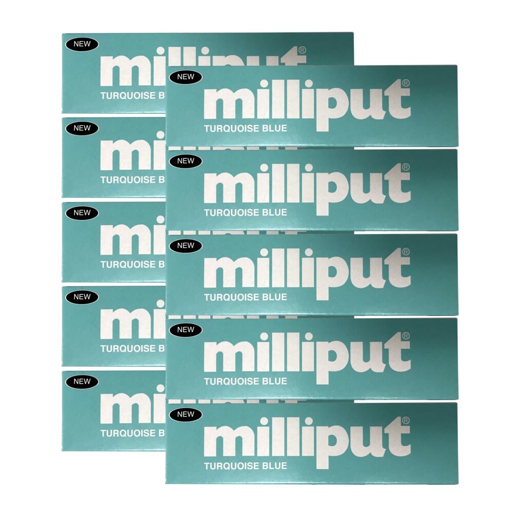 Milliput Epoxy Putty - Turquoise Blue / Sculpting - Modelling - Repair - 10pk