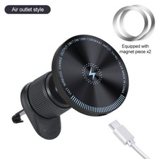 Magnetic Wireless Car Charger Mount Holder For iPhone Magsafe 12 13 14 15 ProMax