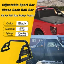 Roll Sport Bar Adjustable Chase Roof Rack Bed Bar For F-150/Tacoma/Silverado/Ram