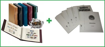 Lindner 197 88 1124V Madagascar Printed Album T-Printed Pages 1988 1992