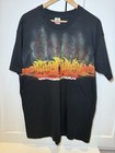 RARE Vintage Single Stitch Backdraft Movie Promo T-Shirt XL Universal Studios