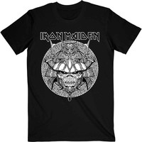 Iron Maiden T Shirt Senjutsu Samurai Graphic Band Logo Nue Offiziell Herren Size