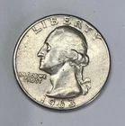 1963 P Washington Quarter 25c Philadelphia 90% Silver US Coin