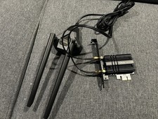 Ubit AX210S PCIe x1 Wireless WiFi Network Adapter Card w/ Dual Antennas