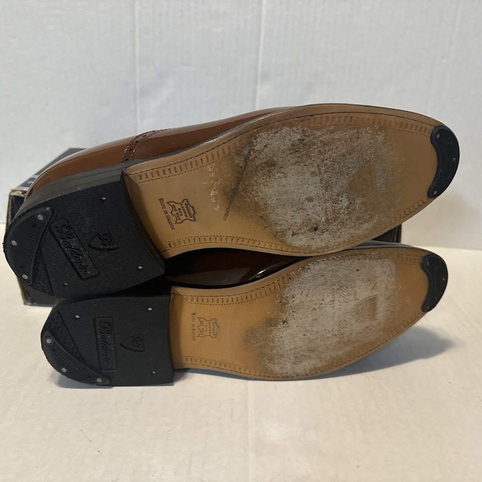 Chaussures Formelles Stacy Baldwin Regency - Taille 8.5 US Homme - Marron/taupe - Cuir