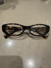 Miu Miu Tortoise Eyeglasses Frames Round Shape 53/18/140