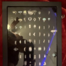 Black Digital Photo Frame with Displayed Icons