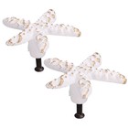 4 Pcs  Sea Star Knobs Iron Drawer Pulls Retro Mediterranean Style Handles