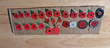 Commemorative Popie Pin Badges Job Lot .