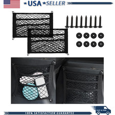 Car Mesh Cargo Net 2pcs Elastic Trunk Storage Netting Screws Universal Rv Car Mesh Cargo Net 2pcs Elastic Trunk Storage Netting Screws Universal Rv