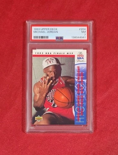 1993-94 Upper Deck #204 Michael Jordan Chicago Bulls NBA Card PSA 7