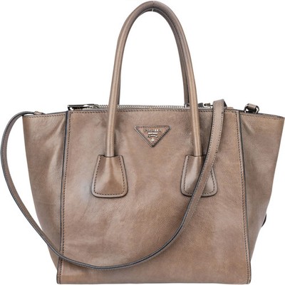Prada Leather Vitello Handbag Tasche
