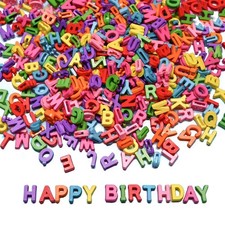 400pcs Large Alphabet Letter Beads,A-Z Large Alphabet Letter Charms for Jewelry