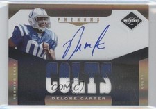 2011 Panini Limited Material Phenoms RC Spotlight Gold 5/10 Delone Carter 0b0