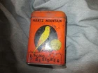 Vintage Empty Tin, Hartz Mountain Song Restorer Bird Seed