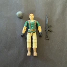 RARE 1985 HASBRO GI JOE CRANKCASE v1 STRIKER MAIL AWAY FIGURE 100% COMPLETE MT-