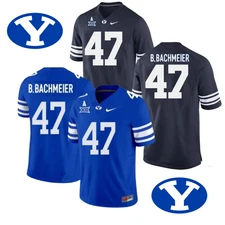 Men's Bear #47 Bachmeier 2025 Blue/Navy Stitched Jersey