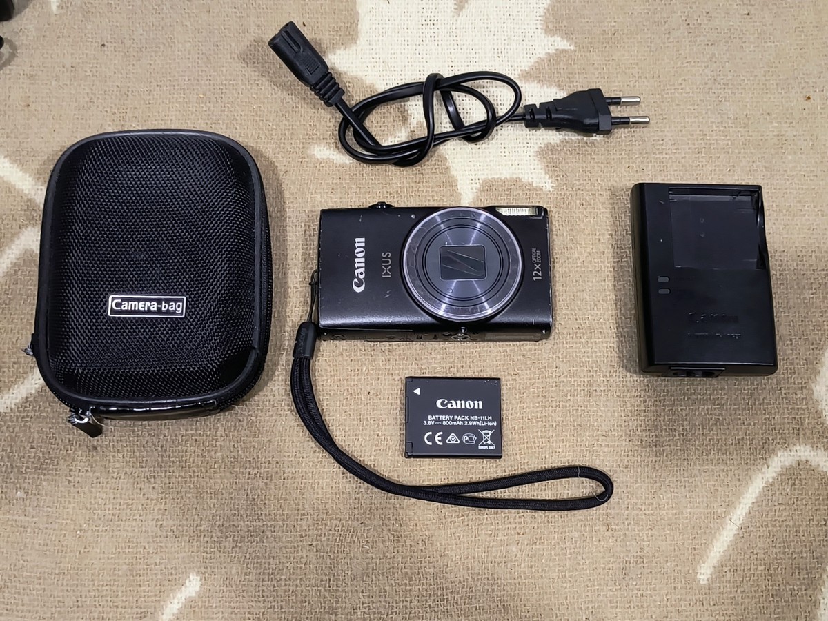 Canon PowerShot 350 IXUS 275 20.2MP Digital Camera - Black Fully