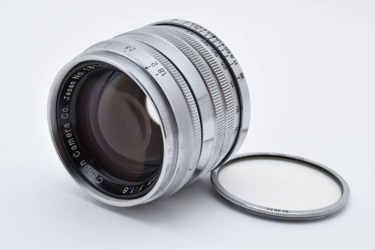 ライカＬマウント◎Ｃａｎｏｎ ５０／１．８ ＣＲ Ｗ／Ｈ Canon 50mm f1.8 (L) Black Paint – FLASHBACK CAMERA