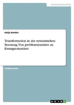 Transformation in der systemischen Beratung. Von problemzentriert zu lösungsorie