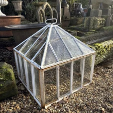 Extra large Vintage Victorian Cast Iron Garden Cloche 600mm heigh 