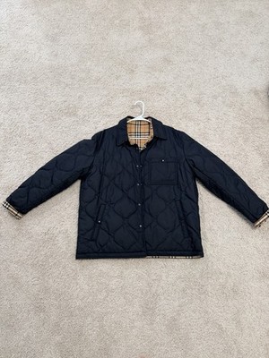 Burberry Men's Puffer Jacket Size Large