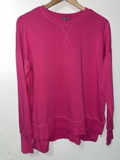 sweaty betty Relaxed sweatshirt small Hot Pink Workout Gym