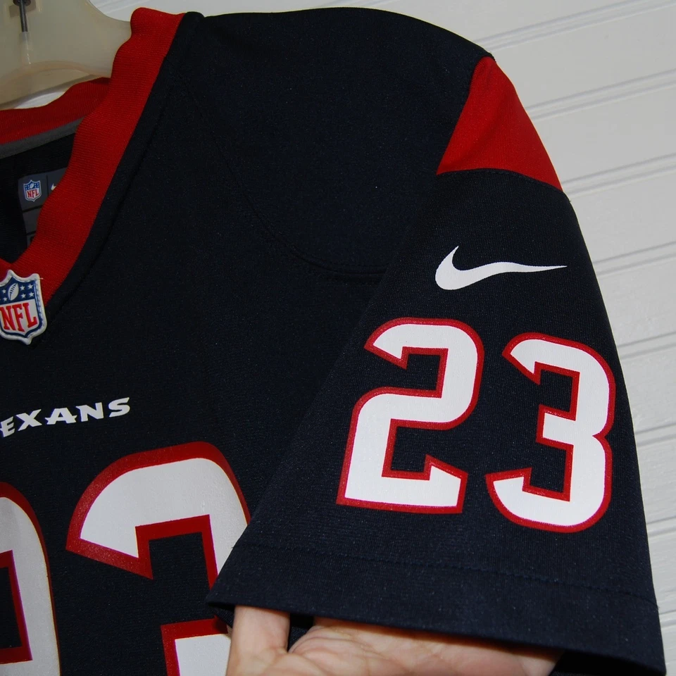 Футболка Nike детская Houston Texans Foster NFL большая 14/16 взрослая средняя на поле - Изображение 3 из 4