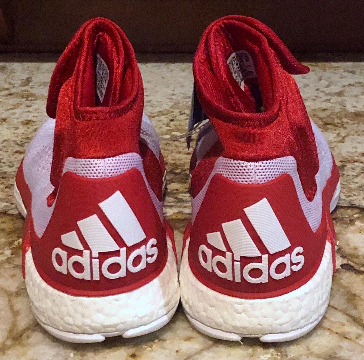 adidas バスケットボールシューズ レッドCrazylight Boost ADIDAS CrazyLight Boost White Red Primeknit Basketball Shoes