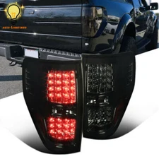 LED Tail Lights Brake Lamps Left&Right Pair Smoke For 2009-2014 Ford F150
