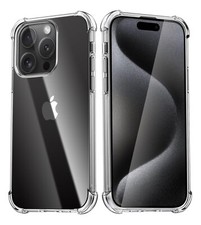 Case For iPhone 16 Pro Max 15 14 Pro Max Plus 13 12 11 XR 7 8+  Shockproof CLEAR