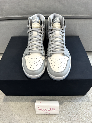 Size 8 - Jordan 1 x Dior High Gray for sale online | eBay