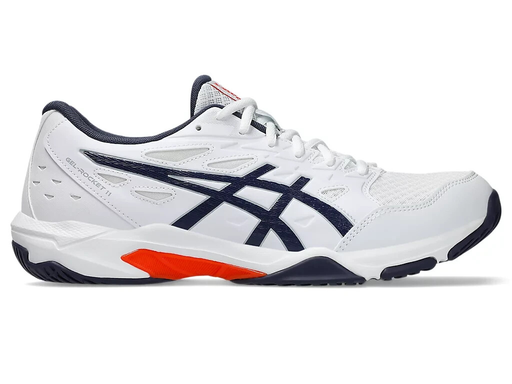 絶版品-ASICS GEL-ROCKET 1073A053-101-30cm ASICS Gel-Rocket 10 2E Wide 'White Black Gum' 1073A053-101