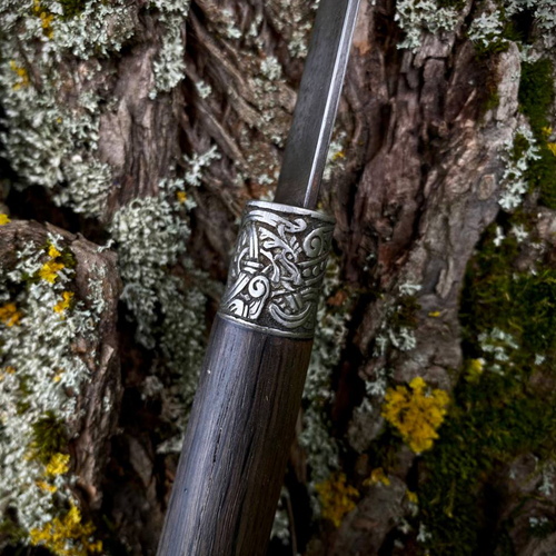 Handmade Viking-Style Knife Inspired by the Mammen Art Style - Picture 3 of 8
