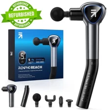 Renpho Handheld Massage Gun Deep Tissue, Back Massager for Pain Relief Cordless