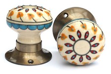 Ceramic and Glass Room Door Knobs Mortice Door Knobs Door Turners Shabby Chic