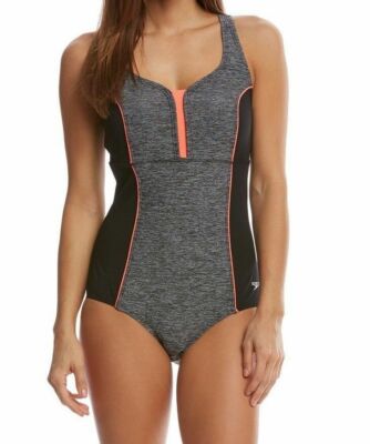 speedo women's texture touchback swimsuit