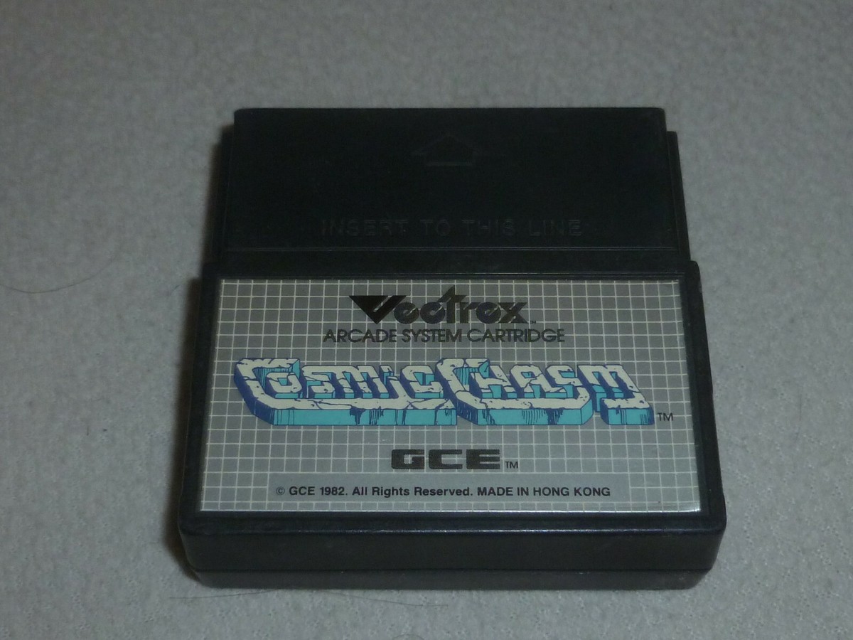 VECTREX ARCADE GAME CARTRIDGE ONLY COSMIC CHASM GCE VINTAGE 1982 