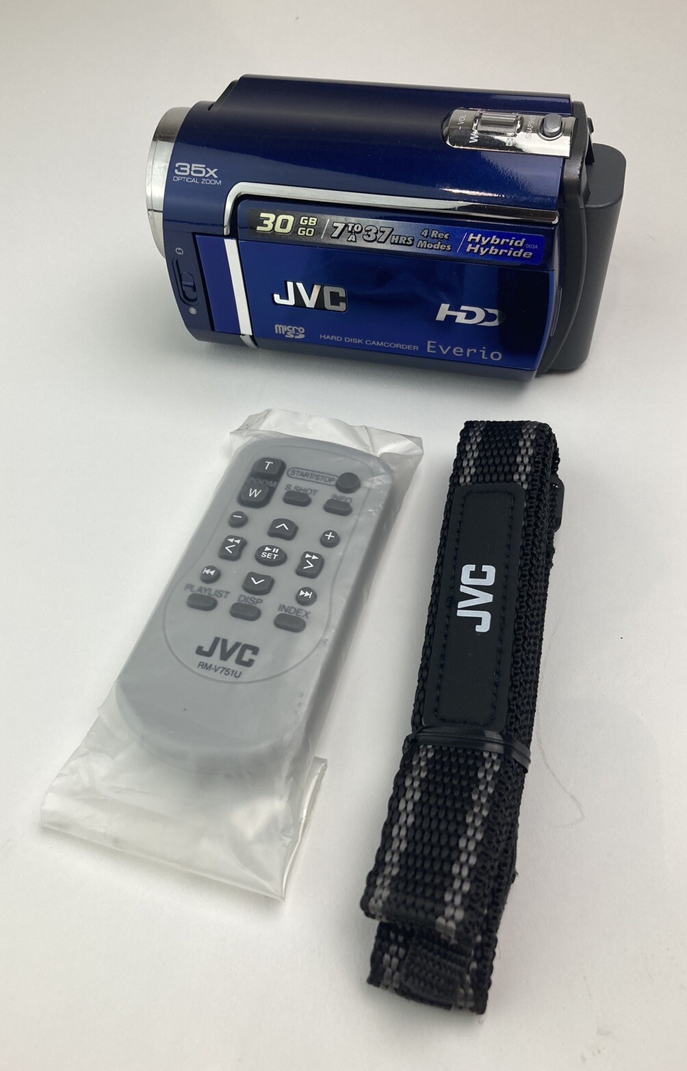 + JVC GZMG330AU Everio Hybrid Digital Video Camcorder W/Battery NO