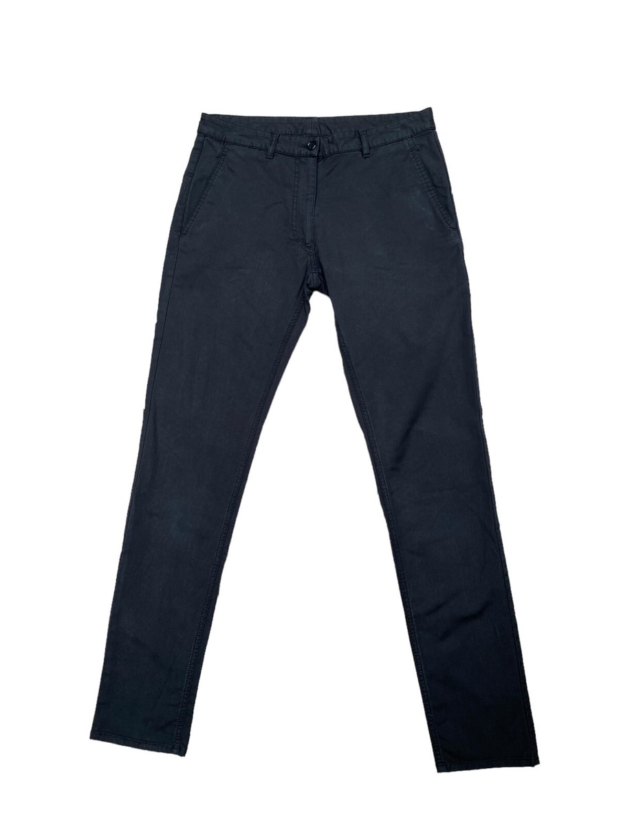 Maison Martin Margiela SS 2007 Black Chino 4 Stitches Pants Women