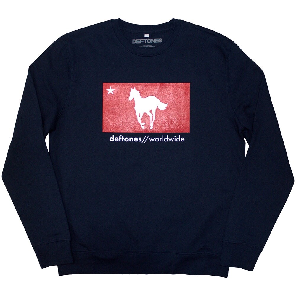 FELPA DEFTONES White Pony NUOVA S M L XL XXL fascia ufficiale merch