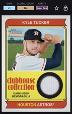 Topps MLB Bunt DIGITAL 23 Heritage Clubhouse Collection Relic Kyle Tucker
