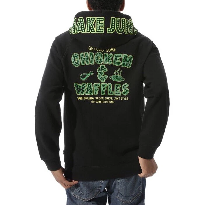 Small Vans x Shake Junt Hoodie Chicken And Waffles Original Recipe Men's SZ  S | eBay