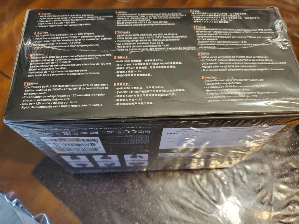 Thermaltake Toughpower GX1 80+ Gold 700W SLI/CrossFire Ready Continuous Power AT - Image 4 of 4